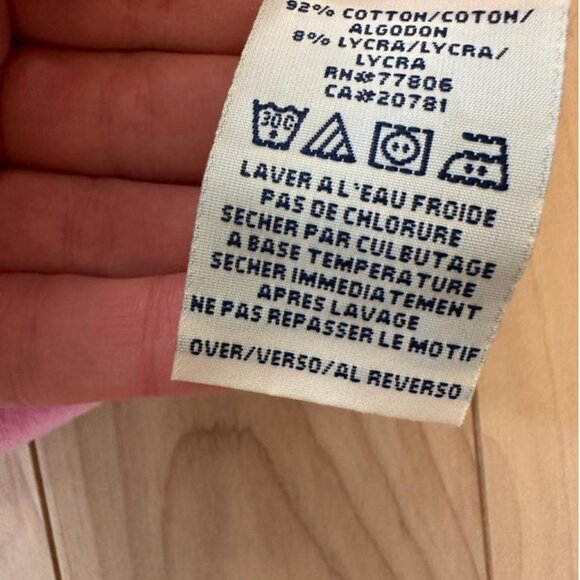 Cute Y2K era Tommy Hilfiger Denim baby tee in pastel pink - Picture 6 of 8